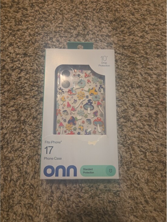 ONN Other - onn iPhone 17 Case Mushroom Multicolor Slim Shockproof Cover Compatible NEW
